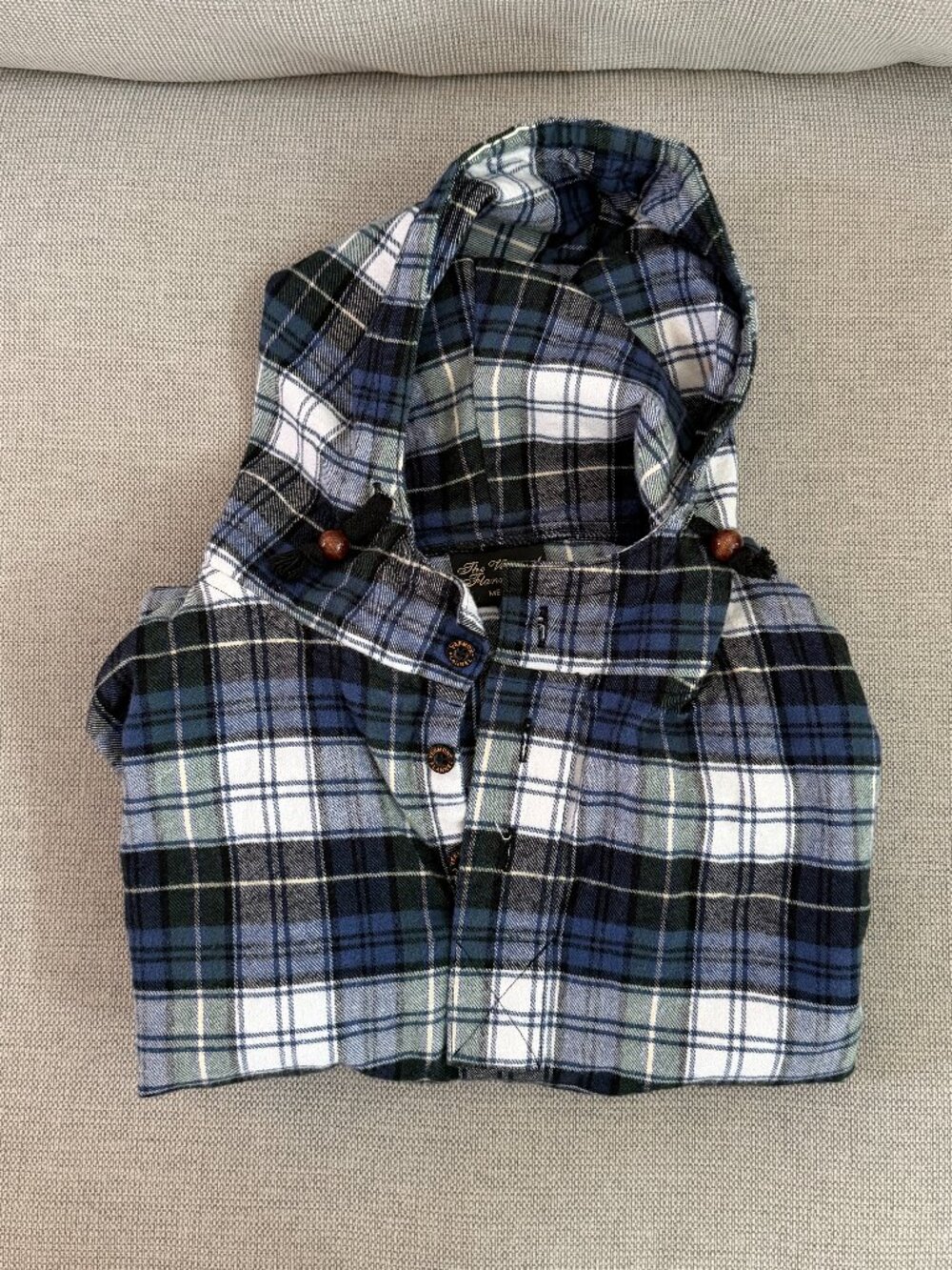 Vermont Flannel Company - Hooded Flannel Pullover - Campbell